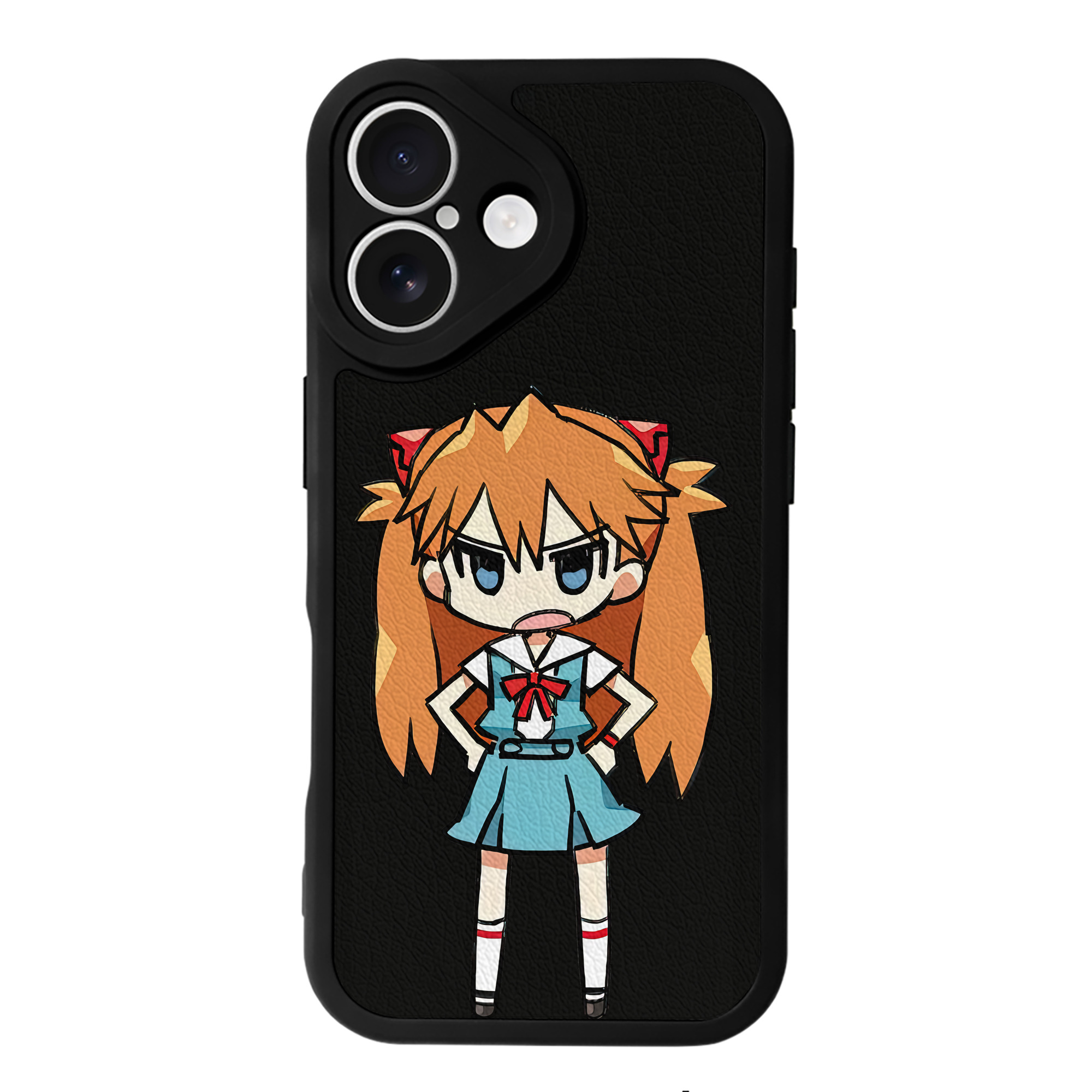 （画像用） EVA 新世紀エヴァンゲリオン 【iPhone 16シリーズ対応】シリコンスマホケース（レザー調） 材質：シリコン